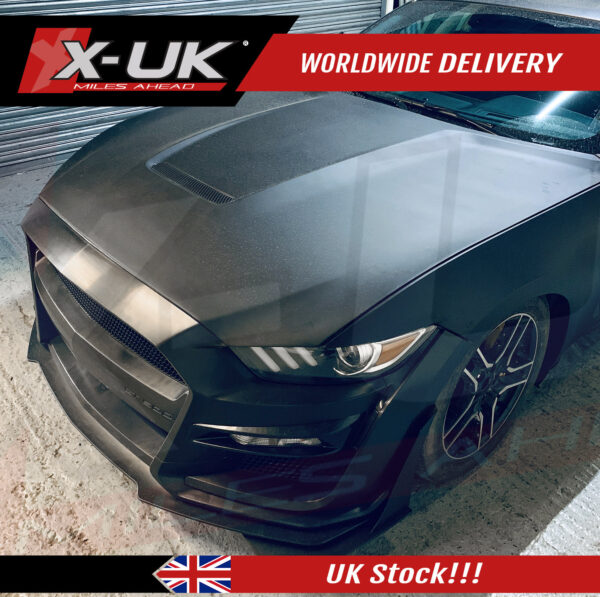 Ford Mustang 2015-2017 GT500 style front bumper conversion body kit