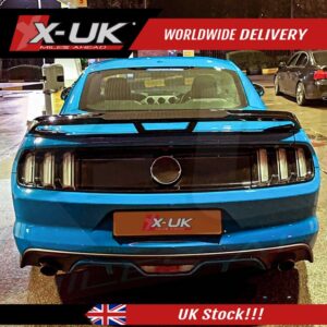 Ford Mustang 2015-2020 performance pack style rear boot spoiler matte black