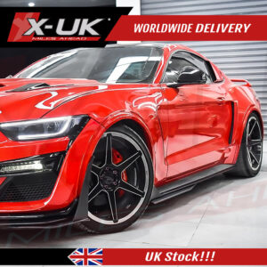 Ford Mustang 2015-2020 GT500 style side skirts extensions