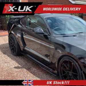 Ford Mustang 2015-2020 GT500 style side skirts extensions