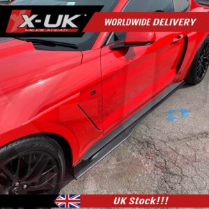 Ford Mustang 2015-2020 GT500 style side skirts extensions