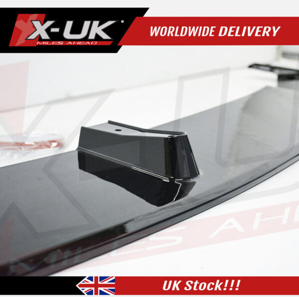 BMW 3 Series F30 F31 F35 2011-2019 M Performance style gloss black front lip