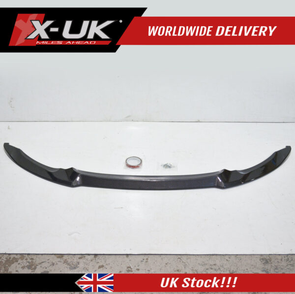 BMW F82 F83 M4 2014-2019 CS Style carbon fiber look hydro dip front splitter lip