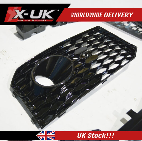 Audi Q5 B9 2018-2020 XUK front bumper conversion honeycomb mesh grill