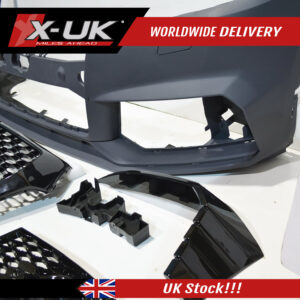 Audi Q5 B9 2018-2020 XUK front bumper conversion honeycomb mesh grill