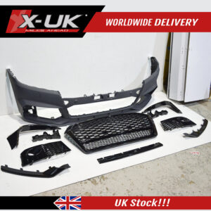 Audi Q5 B9 2018-2020 XUK front bumper conversion honeycomb mesh grill