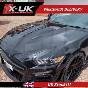 Ford Mustang 2015-2017 Shelby GT500 style aluminium bonnet hood