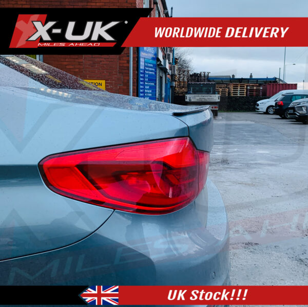 BMW 5 Series 2017-2019 G30 to M5 style gloss black rear spoiler