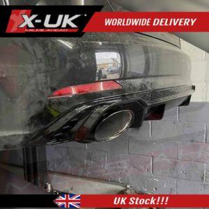 Audi RS5 style black edition rear diffuser for A5 Sline B9 2017-2019