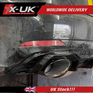 Audi RS5 style black edition rear diffuser for A5 Sline B9 2017-2019