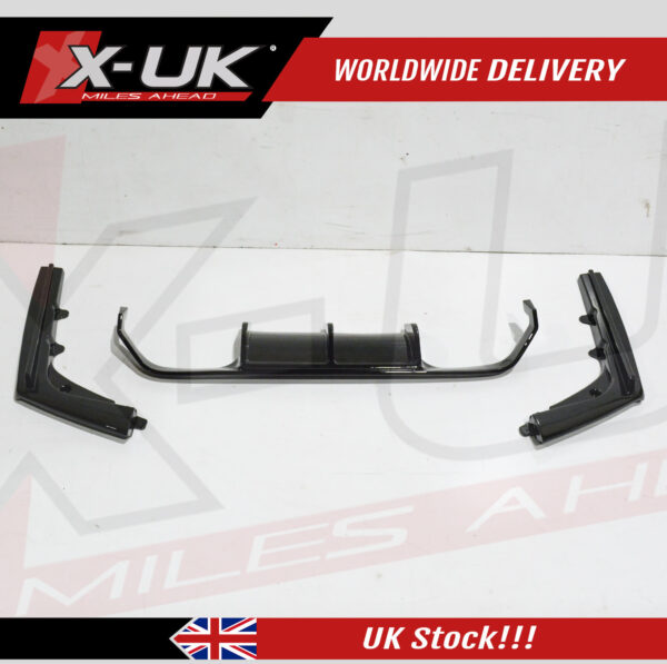 BMW 3 Series F80 M3 2014-2018 gloss black rear diffuser