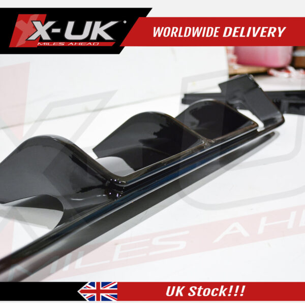 BMW 3 Series F80 M3 2014-2018 gloss black rear diffuser