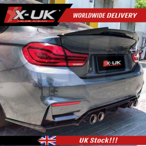 BMW 3 Series F80 M3 2014-2018 gloss black rear diffuser