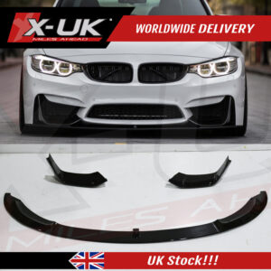 BMW 3 Series F80 M3 2014-2018 M Performance style gloss black lip