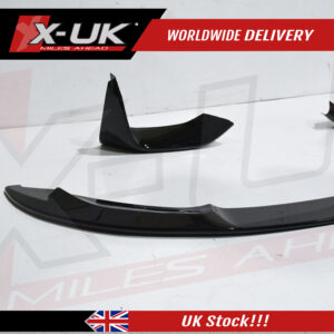 BMW F82 F83 M4 2014-2019 M Performance style gloss black splitter lip