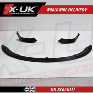 BMW F82 F83 M4 2014-2019 M Performance style gloss black splitter lip