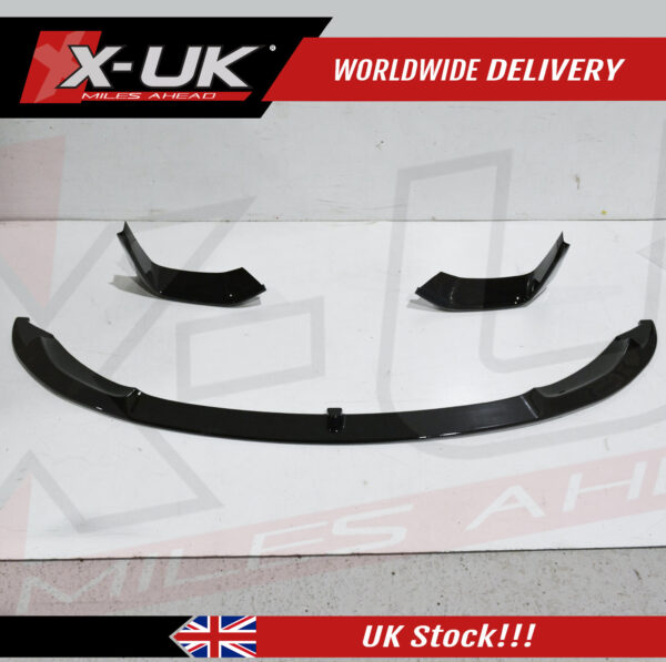 BMW F82 F83 M4 2014-2019 M Performance style gloss black splitter lip