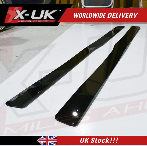 BMW 3 Series F80 M3 2014-2018 gloss black side skirts blades