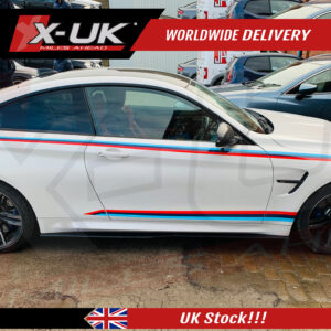 BMW 3 Series F80 M3 2014-2018 gloss black side skirts blades