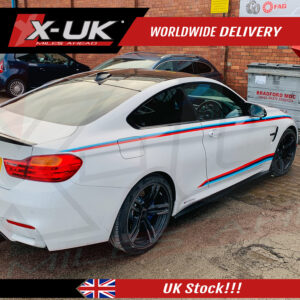 BMW 3 Series F80 M3 2014-2018 gloss black side skirts blades