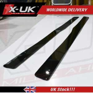 BMW 4 Series F82 M4 2014-2019 gloss black aero kit splitter skirts rear diffuser