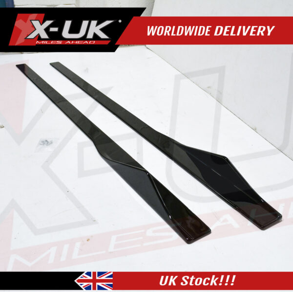 BMW F87 M2 2016-2020 gloss black side skirts blades