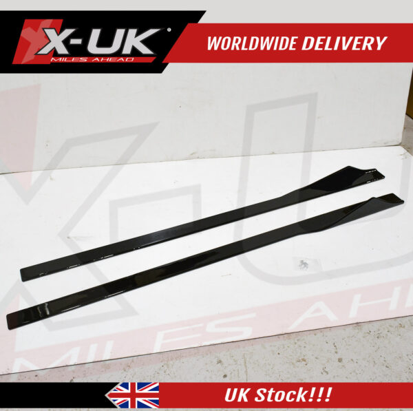 BMW F87 M2 2016-2020 gloss black side skirts blades