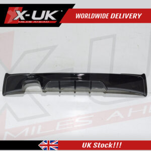 BMW 2 Series F22 F23 M Performance style twin rear diffuser gloss black 2.0