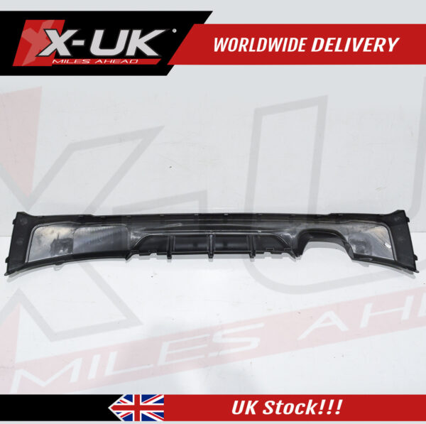 BMW 2 Series F22 F23 M Performance style twin rear diffuser gloss black 2.0