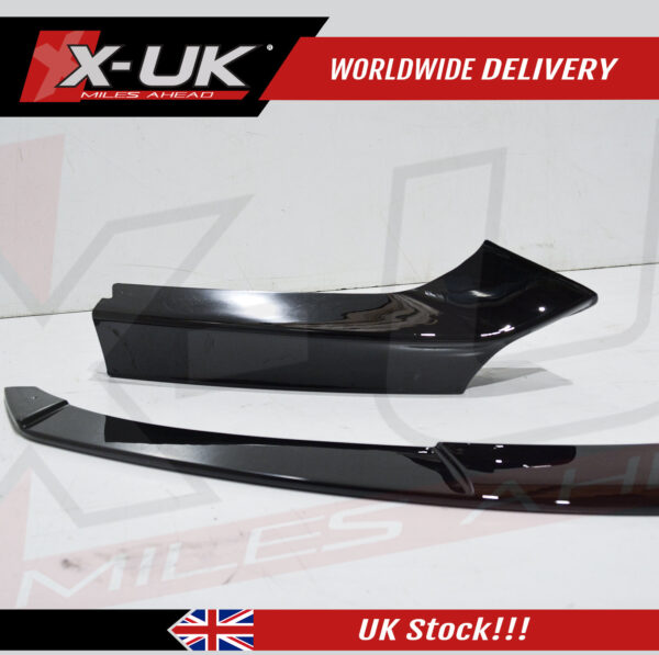 BMW 2 Series F22 F23 M Performance style gloss black front splitter lip