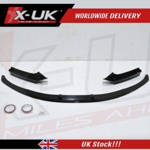 BMW 2 Series F22 F23 M Performance style gloss black front splitter lip