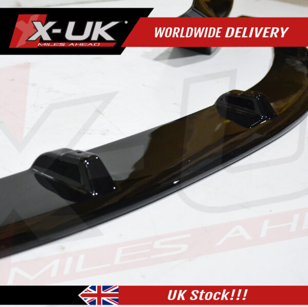 BMW 2 Series F22 F23 M Performance style gloss black front splitter lip