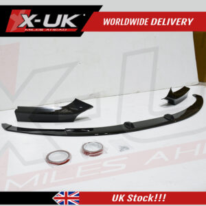 BMW 2 Series F22 F23 M Performance style gloss black front splitter lip