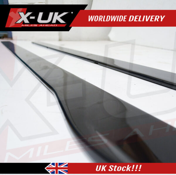 BMW 2 Series F22 F23 M240i gloss black side skirts blades