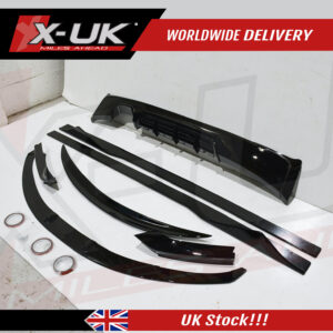 BMW 2 Series F22 F23 2013-2018 M Performance style gloss black aero kit 2.0