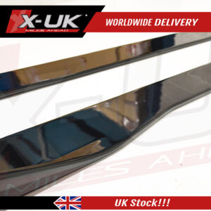 BMW 8 Series G14 G15 2019-2021 gloss black side skirts