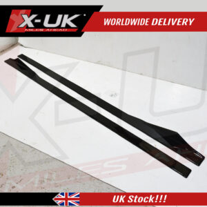 BMW 8 Series G14 G15 2019-2021 gloss black side skirts