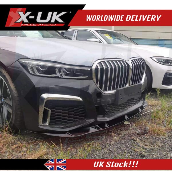 BMW 7 Series 2019-2021 G11 G12 M Performance style gloss black aero kit