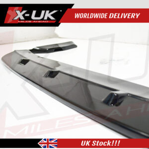 BMW X3 2020-2021 M Sport front splitter lip gloss black