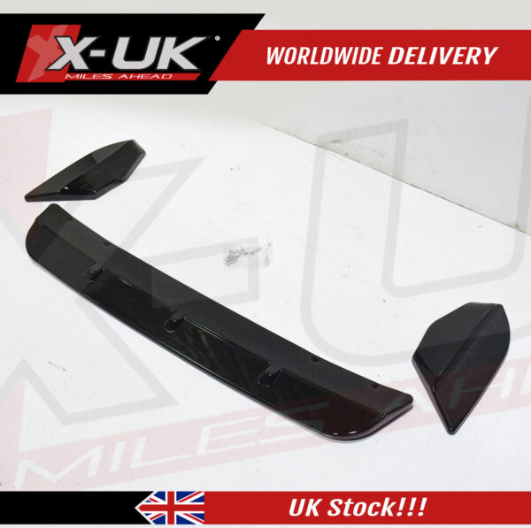 BMW X3 2020-2021 M Sport front splitter lip gloss black