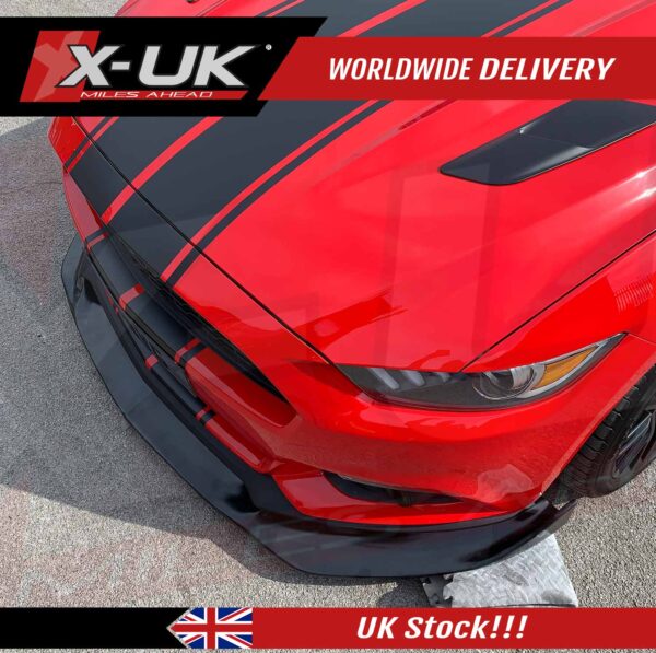 Ford Mustang GT S550 2015-2017 front splitter lip extension