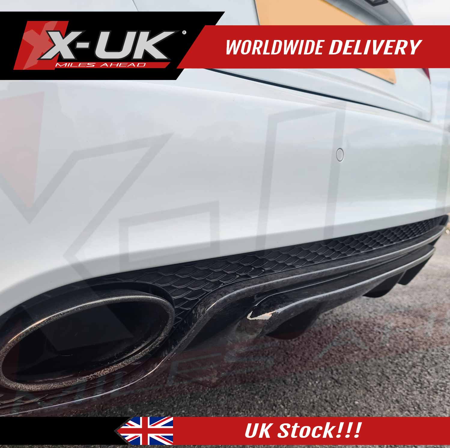 Audi A6 / S6 C8 / 4K Intenso Rear Bumper Extension