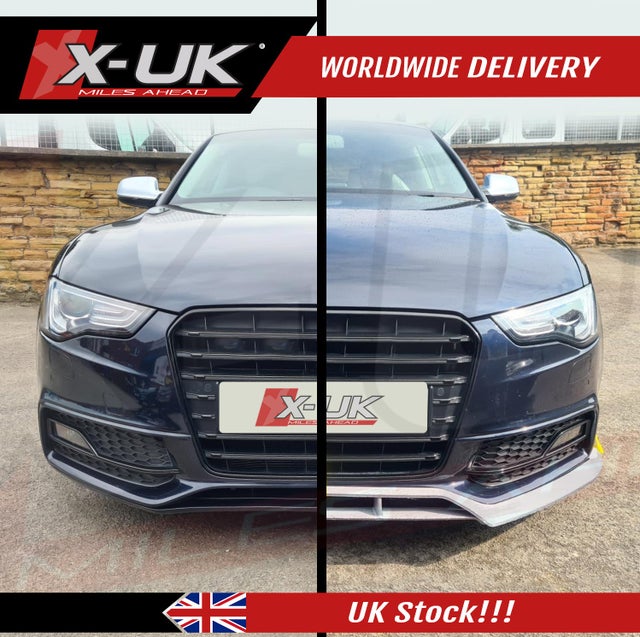 Audi A5 S- line S5 2012-2016 B8.5 aero kit front lip canards skirt