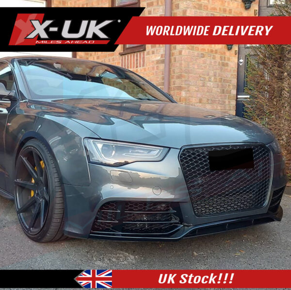 Audi A5 S5 Coupe Convertible 2012-2015 to RS5 style front bumper conversion