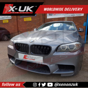 BMW 5 Series 2010-2016 F10 F11 M5 style kidney grills gloss black