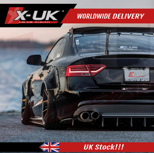 Audi A5 S5 2007-2016 widebody exterior conversion fenders splitter skirts diffuser spoiler