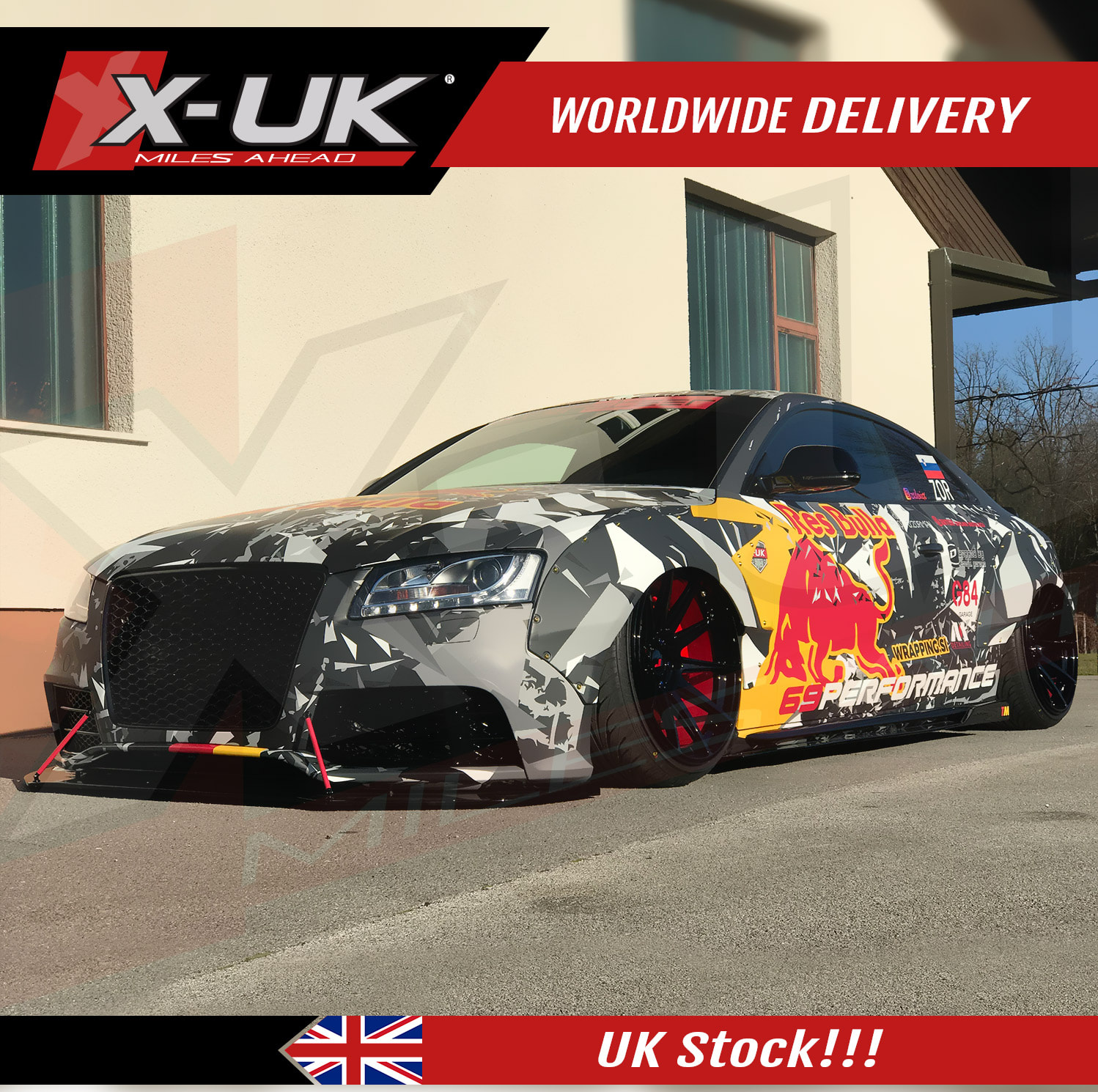 Audi A5 wide body kit will also fit Audi S5 2007-2016 B8 / B8.5