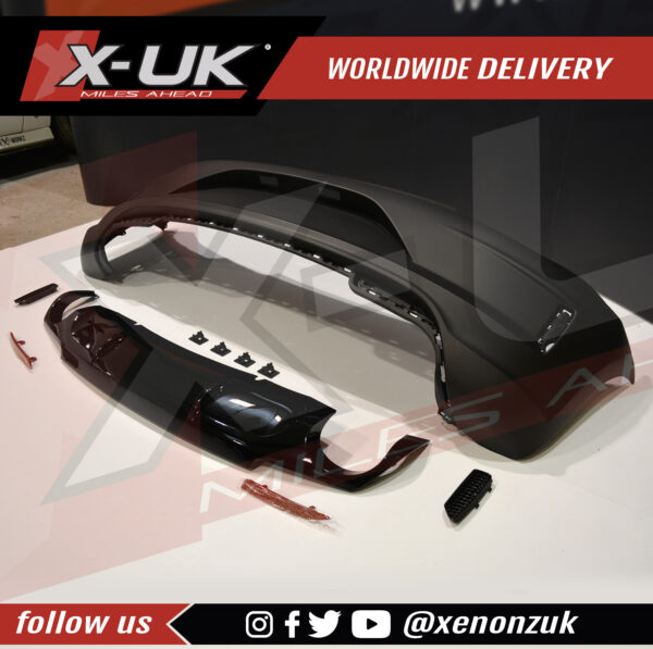 Scirocco R style rear bumper conversion for Scirocco 2015-2017