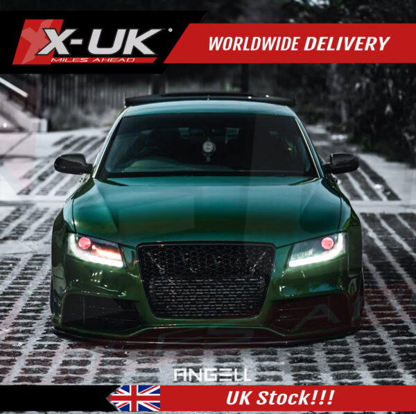 RS5 style body kit conversion for Audi A5 S5 2007-2012 coupe convertible front + rear