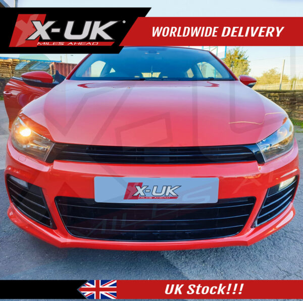 VW scirocco 2008-2014 pre-facelift R style front bumper conversion